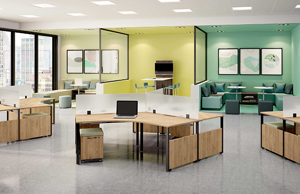 contract furnishings studio office furniture open office space planning ideas