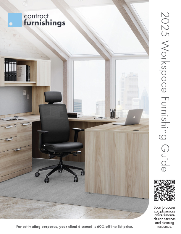 Contract Furnishings 2025 Workspace Furnishing Guide Cover