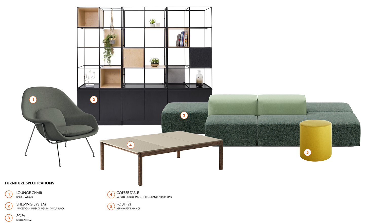 studio solutions office design furniture specification option board lounge